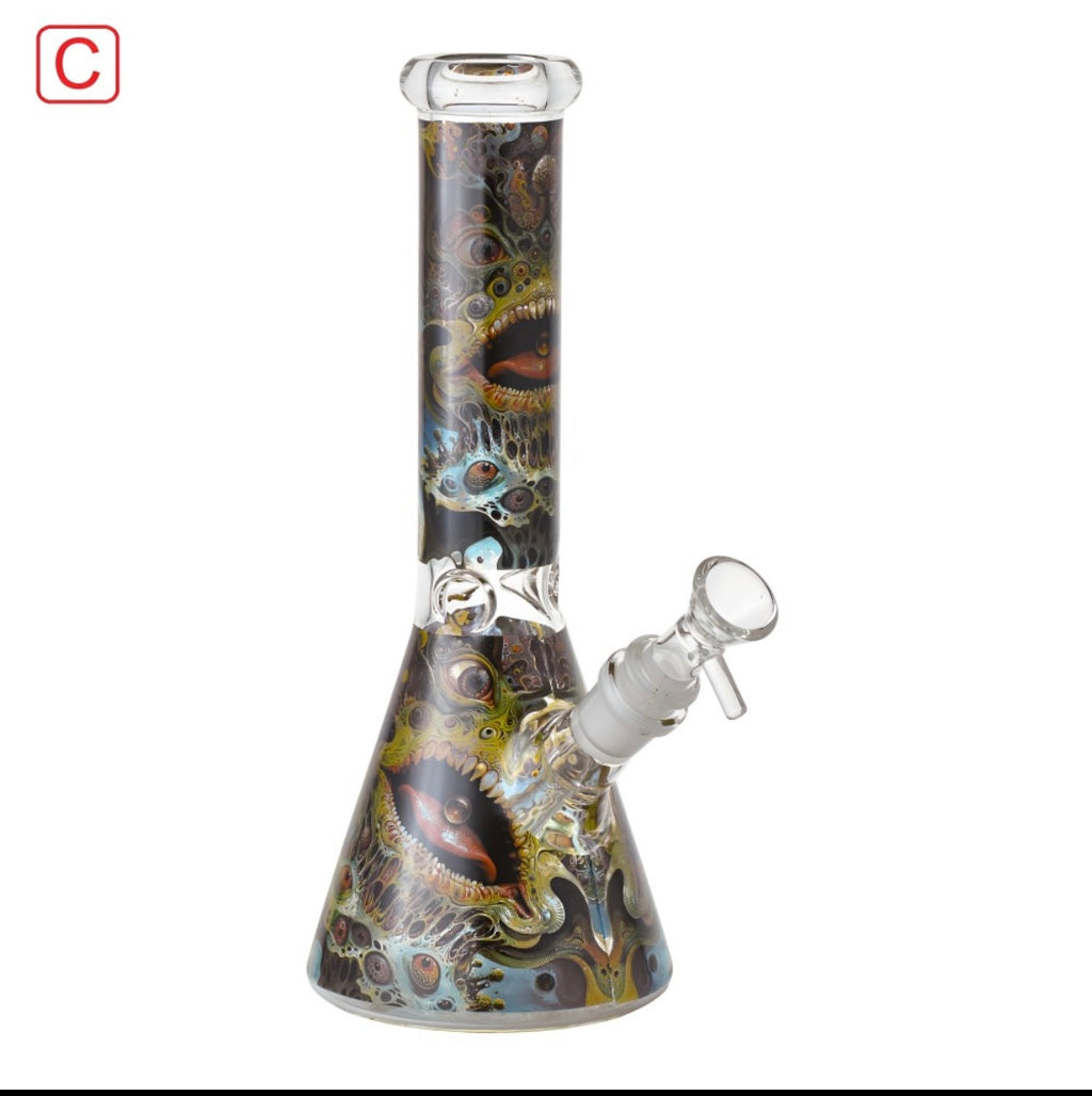 10” Horror Vision Beaker Water Pipe