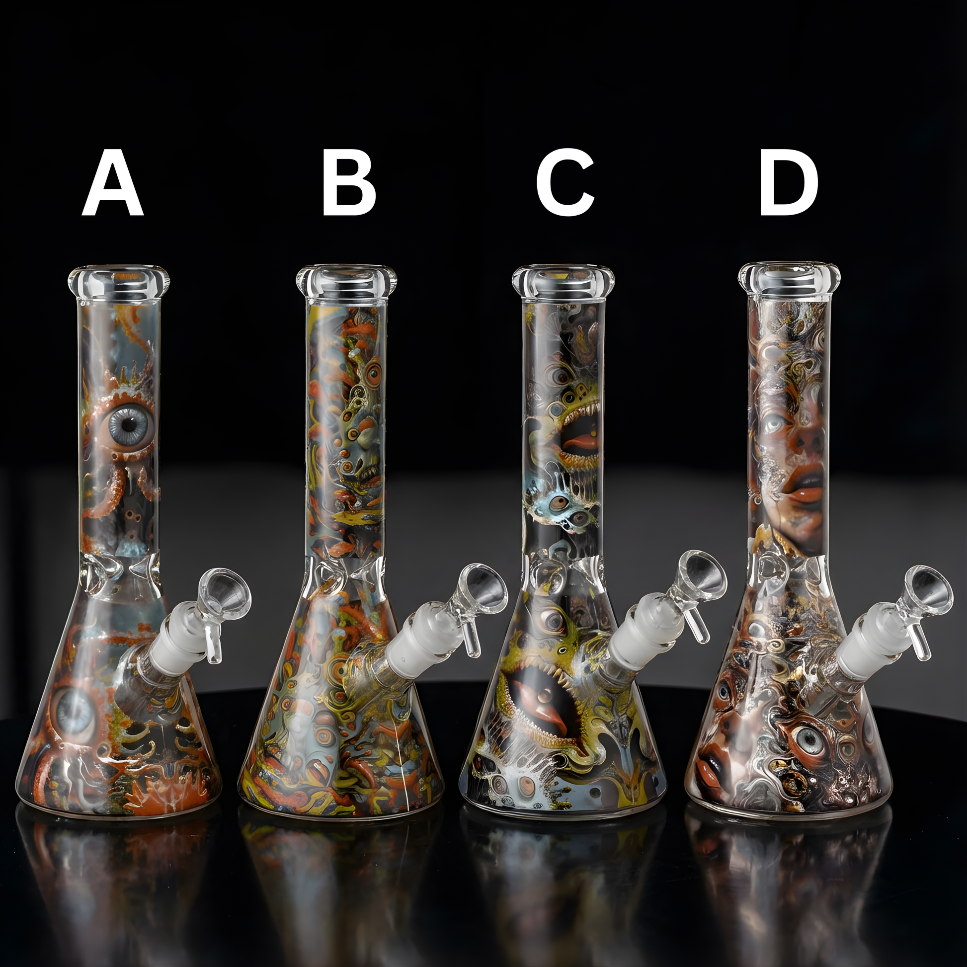 10” Horror Vision Beaker Water Pipe