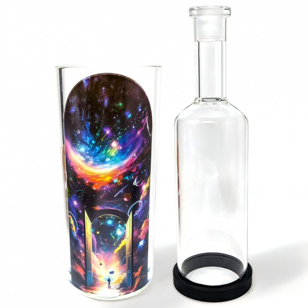 On Point Glass - 8" A Cosmic Adventure Gravity Water Pipe -